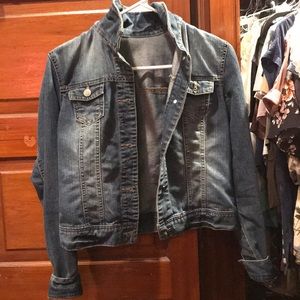 Never worn denim jean jacket